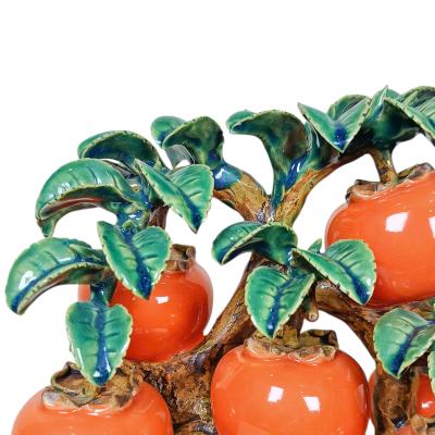 TƯỢNG SỨ THỦ CÔNG CAO CẤP – CÂY HỒNG TÀI VẬN